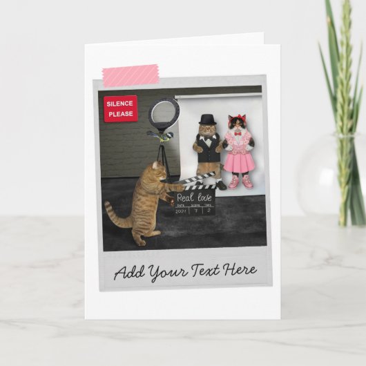 Cats Wedding Movie Set Funny Card Kaart (Voorkant)