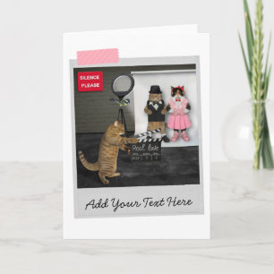 Cats Wedding Movie Set Funny Card Kaart