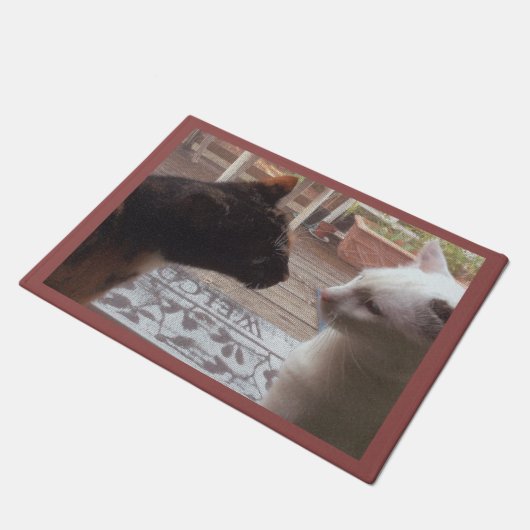 Cats Welkom Deurmat (Schuin)