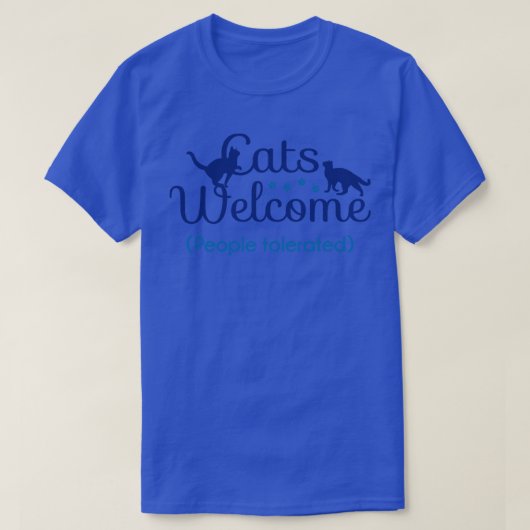 Cats Welkom T-shirt (Design voorkant)