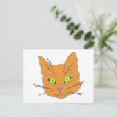 Cat's Whiskers Briefkaart (Staand voorkant)