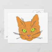 Cat's Whiskers Briefkaart (Voorkant / Achterkant)