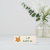 Cat's Whiskers Mini Visitekaartje (Staand voorkant)