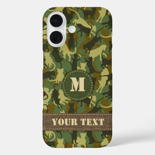 Cats Woodland Camouflage Case-Mate iPhone Case (Achterkant)