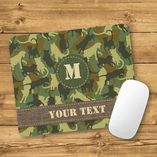Cats Woodland Camouflage Muismat