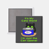 Cats World Magneet (Voorkant / Achterkant)