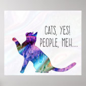 Cats, Yes, Peope, Meh Poster (Voorkant)