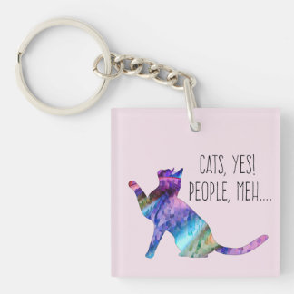 Cats, Yes People, Meh... Sleutelhanger