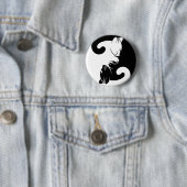 Cats yin yang ronde button 5,7 cm (In situ)
