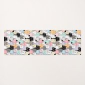 Cats Yoga Mat (Achterkant (horizontaal))