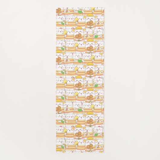 Cats Yoga Mat (Achterkant)