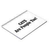 CATS zijn ook mensen! Notitieboek (Linkerzijde)