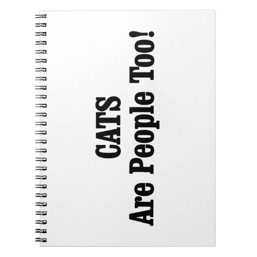 CATS zijn ook mensen! Notitieboek (Voorkant)