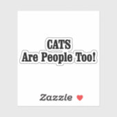 CATS zijn ook mensen! Sticker (Vel)