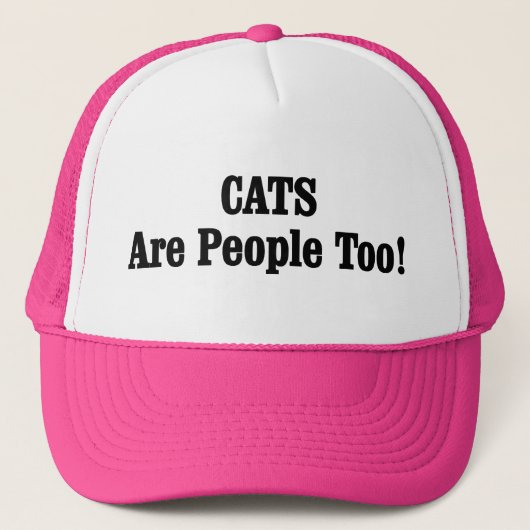CATS zijn ook mensen! Trucker Pet (Voorkant)