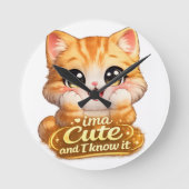 Catsera 2.0 ronde klok (Voorkant)