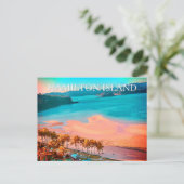 Catseye Beach, Hamilton Island, Queensland Briefkaart (Staand voorkant)