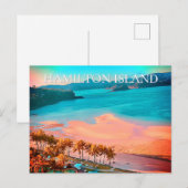 Catseye Beach, Hamilton Island, Queensland Briefkaart (Voorkant / Achterkant)