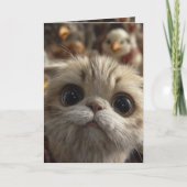 Catsgiving Thanksgiving Card Kaart (Voorkant)