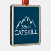 Catskill 35er Berg Metalen Ornament (Rechts)