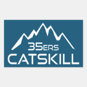 Catskill 35er Berg Rechthoekige Sticker (Voorkant)