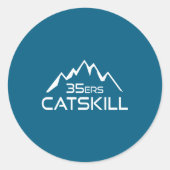 Catskill 35er Mountain _1  Ronde Sticker (Voorkant)