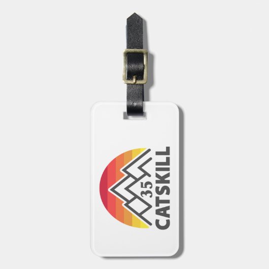 Catskill 35er Regenboog Bagagelabel (Voorkant verticaal)