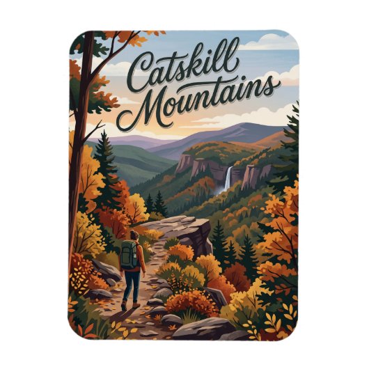 Catskill Mountains New York Magneet (Verticaal)