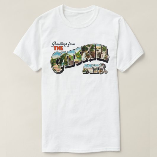 Catskill Mtns Welkom T Shirt (Design voorkant)