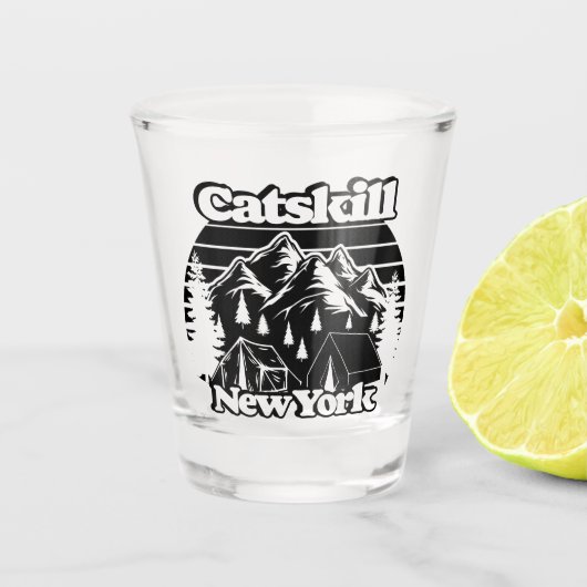 Catskill, New York Shot Glas (Voorkant)