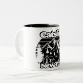 Catskill, New York Tweekleurige Koffiemok (Voorkant links)