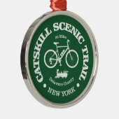 Catskill Schilderachtig Trail (fietsen) Metalen Ornament (Rechts)