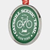 Catskill Schilderachtig Trail (fietsen) Metalen Ornament (Links)