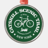 Catskill Schilderachtig Trail (fietsen) Metalen Ornament (Voorkant)