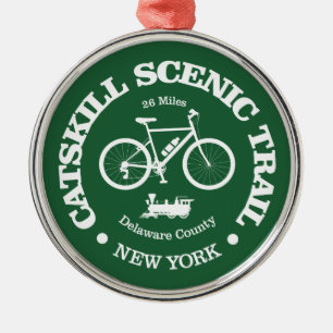 Catskill Schilderachtig Trail (fietsen) Metalen Ornament