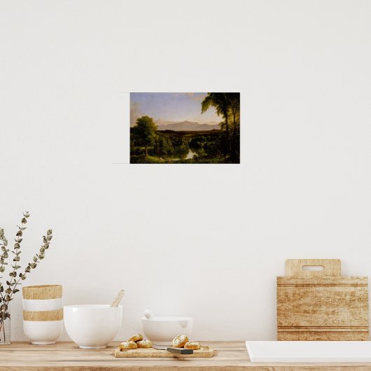 Catskill Uitzicht - Vroege Herfst - Thomas Cole Poster (Keuken)