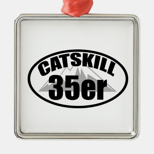 Catskills 35er metalen ornament (Voorkant)