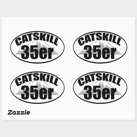 Catskills 35er ovale sticker (Vel)