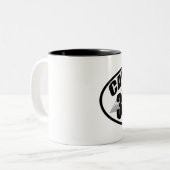 Catskills 35er tweekleurige koffiemok (Voorkant links)