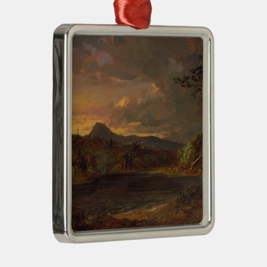 Catskills Creek ( landschap, staat New York) Metalen Ornament (Rechts)