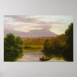 Catskills Creek, Sunset (Cole 1845-47) Poster