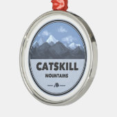 Catskills Mountains New York Camping Metalen Ornament (Links)