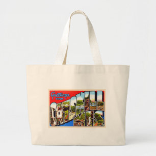 Catskills Mountains New York Large Letter Briefkaa Grote Tote Bag