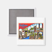 Catskills Mountains New York Large Letter Briefkaa Magneet (Voorkant / Achterkant)