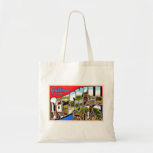 Catskills Mountains New York Large Letter Briefkaa Tote Bag (Voorkant)