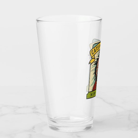 Catskills Mountains, New York Pint Glass Glas (Rechts)