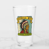 Catskills Mountains, New York Pint Glass Glas (Voorkant)
