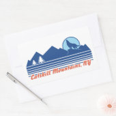 Catskills Mountains NY Rechthoekige Sticker (Envelop)