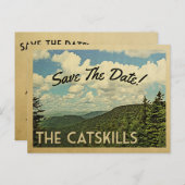 Catskills Mountains sparen het  Briefkaart van de  (Voorkant / Achterkant)