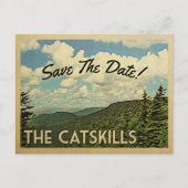 Catskills Mountains sparen het  Briefkaart van de  (Voorkant)